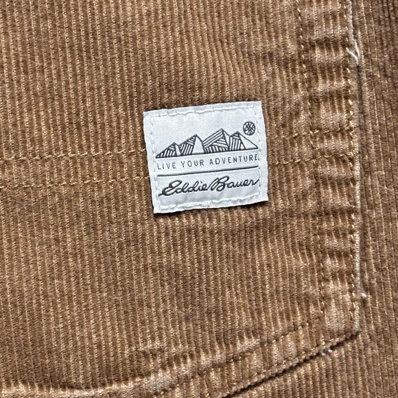 Eddie Bauer straight fit brown corduroy pants 36 x 34 - Picture 5 of 15